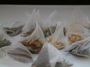 Biodegradable Pyramid Tea Bags
